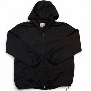 OFFLINE by Aerie Womens Small Black Hooded Windbreaker Jacket Full Zip